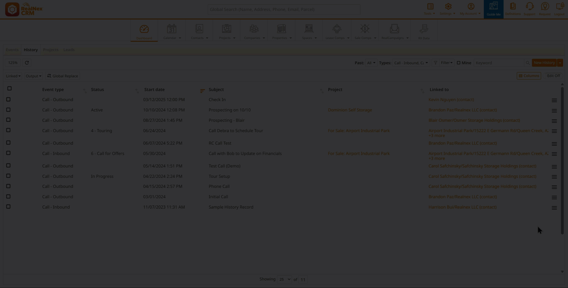 Add Created Date to the History tab in Dashboard